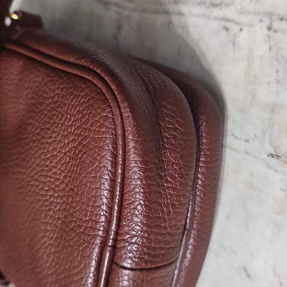 American Leather Company Cleveland Collection Brown Crossbody Bag - Picture 8 of 14